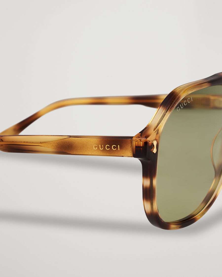 Men | Gucci GG1042S Sunglasses Havana Green | Gucci | GG1042S Sunglasses Havana Green