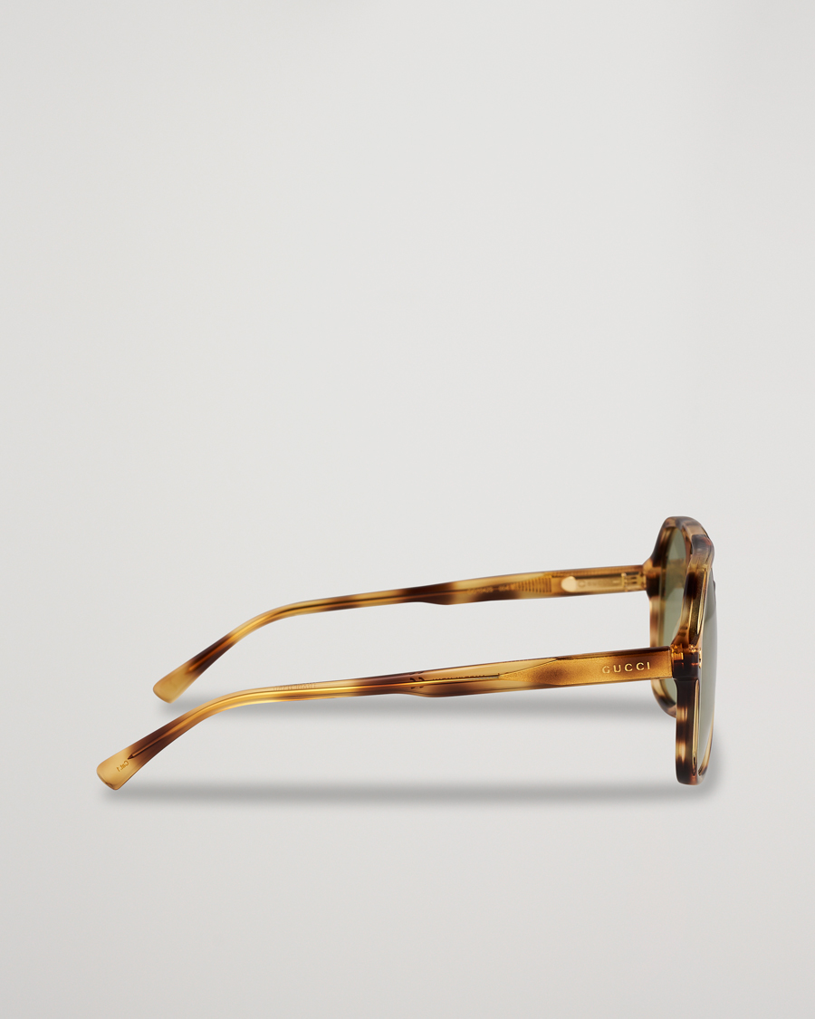 Men | Gucci GG1042S Sunglasses Havana Green | Gucci | GG1042S Sunglasses Havana Green