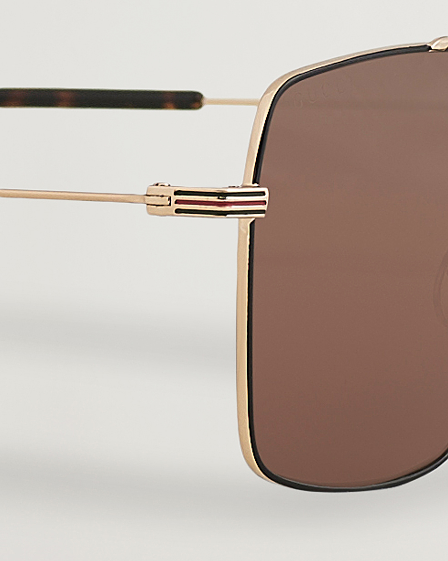 Men | Sunglasses | Gucci | GG1053SK Sunglasses Gold Brown