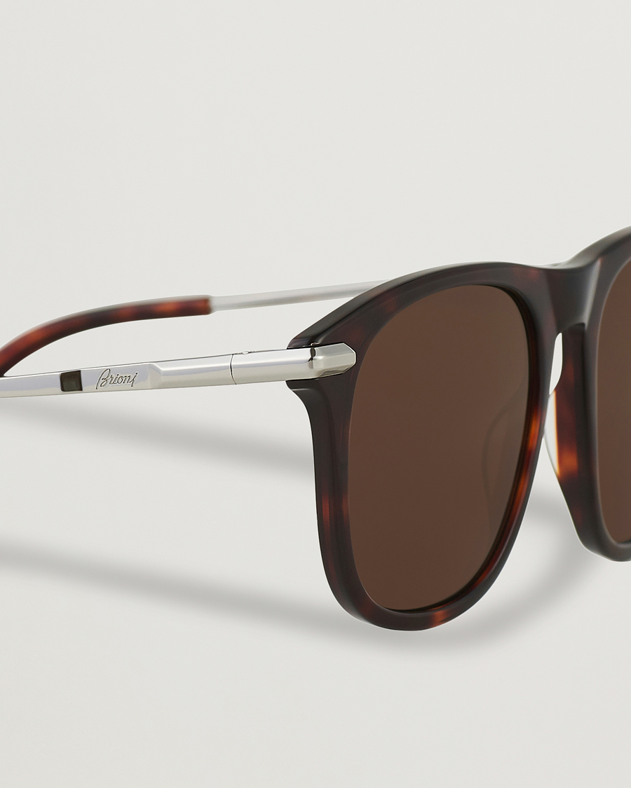 Men | Brioni BR0094S Sunglasses Havana Brown | Brioni | BR0094S Sunglasses Havana Brown