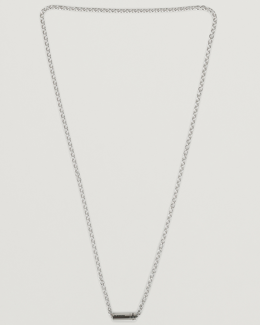 Men | LE GRAMME Chain Cable Necklace Sterling Silver 27g | LE GRAMME | Chain Cable Necklace Sterling Silver 27g