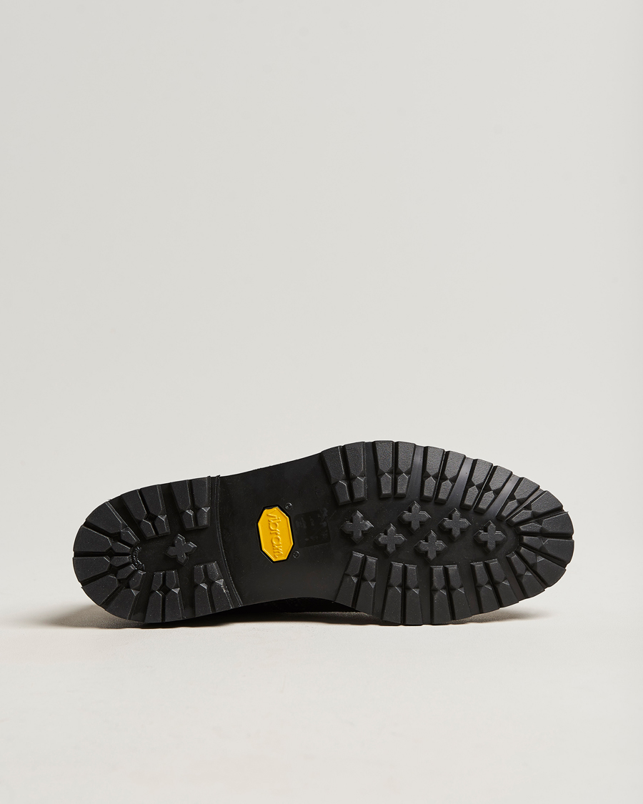 Men | Derby Shoes | Crockett & Jones | Pembroke Derbys Scotch Grain Vibram Black Calf