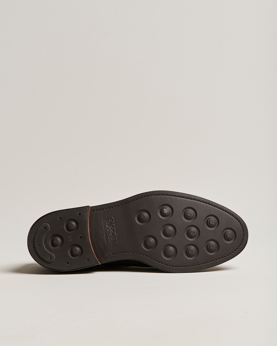 Men | Crockett & Jones Pembroke Derbys Dainite Sole Dark Brown Suede | Crockett & Jones | Pembroke Derbys Dainite Sole Dark Brown Suede