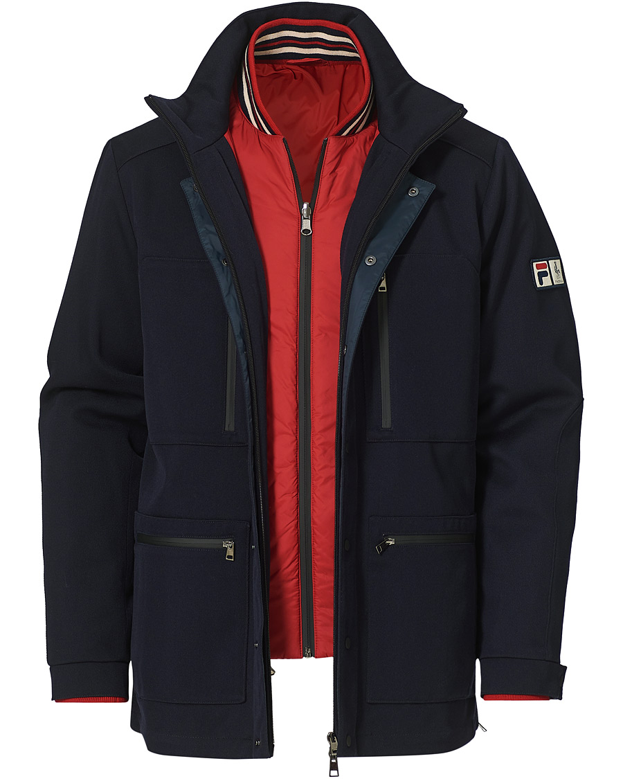 Men | Coats & Jackets | Piacenza Cashmere | X FILA Telavera Jacket Black
