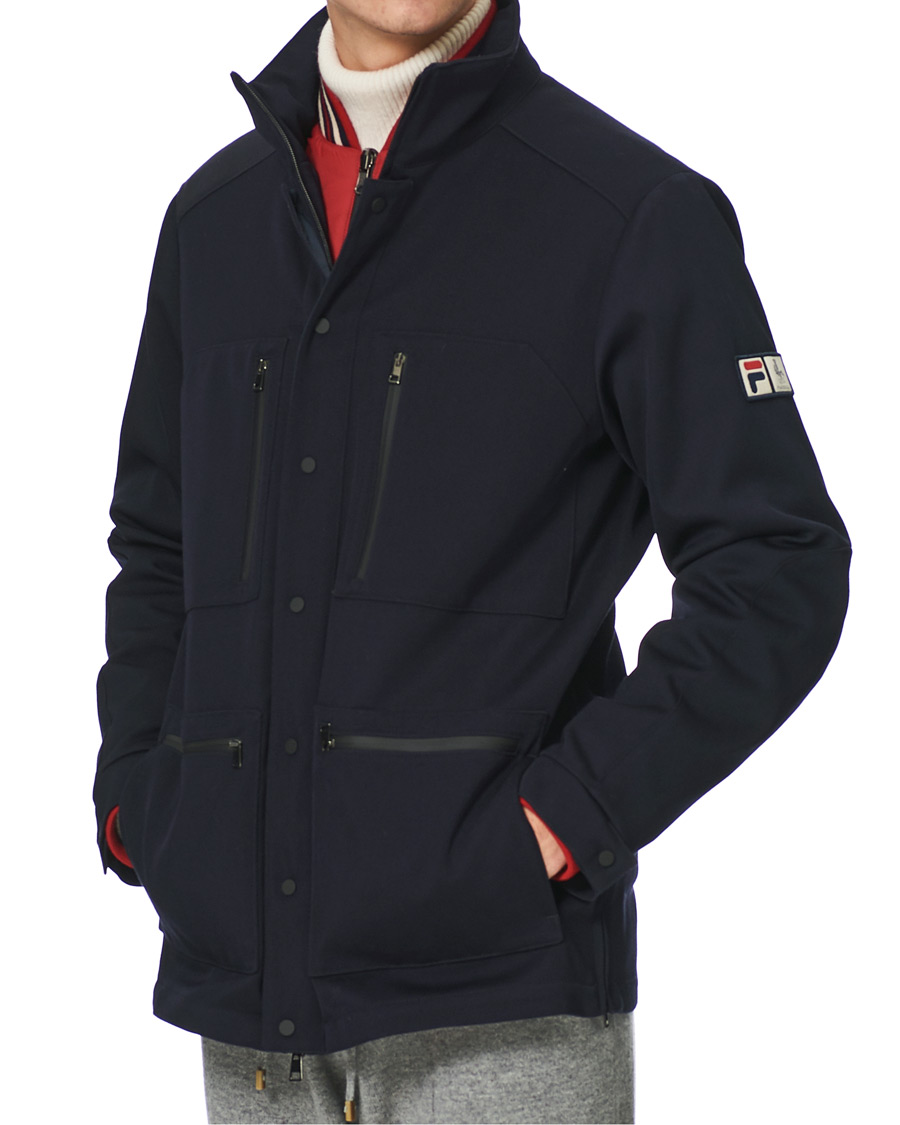 Men | Coats & Jackets | Piacenza Cashmere | X FILA Telavera Jacket Black