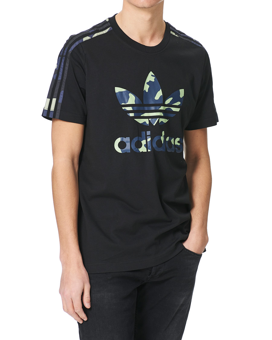 Men | T-Shirts | adidas Originals | Camo Infill Tee Black