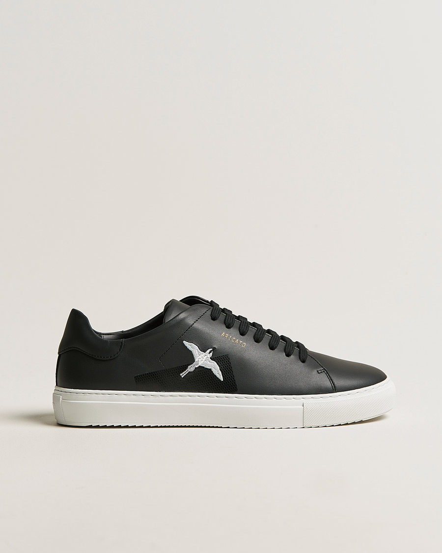 Men | Axel Arigato Clean 90 Taped Bird Sneaker Black Leather | Axel Arigato | Clean 90 Taped Bird Sneaker Black Leather
