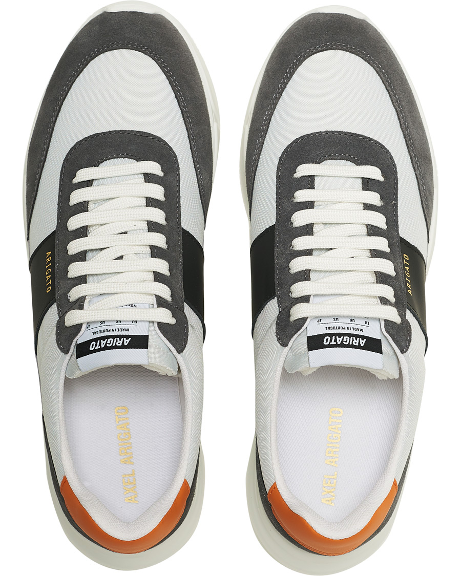 Men | Axel Arigato Genesis Vintage Runner Sneaker Light Grey/Black/Orange | Axel Arigato | Genesis Vintage Runner Sneaker Light Grey/Black/Orange