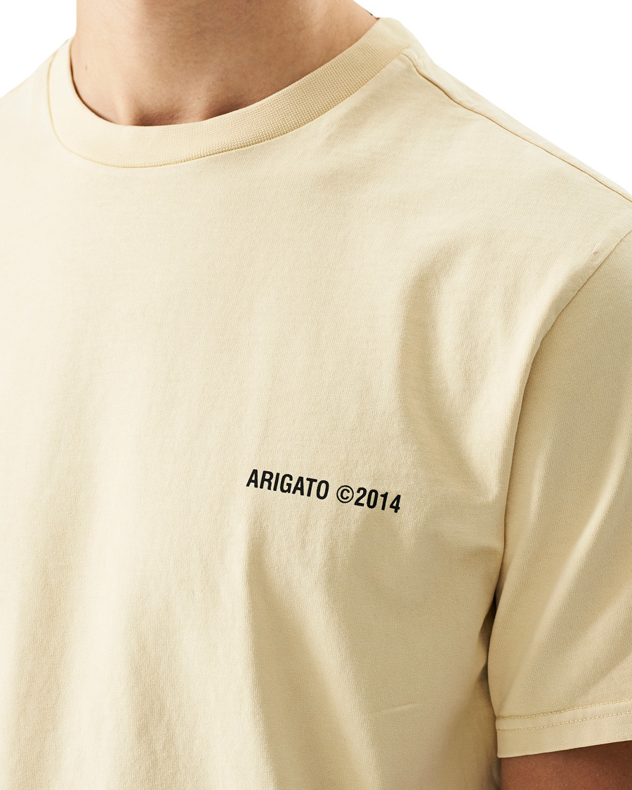 Men | T-Shirts | Axel Arigato | London Tee Natural Yellow