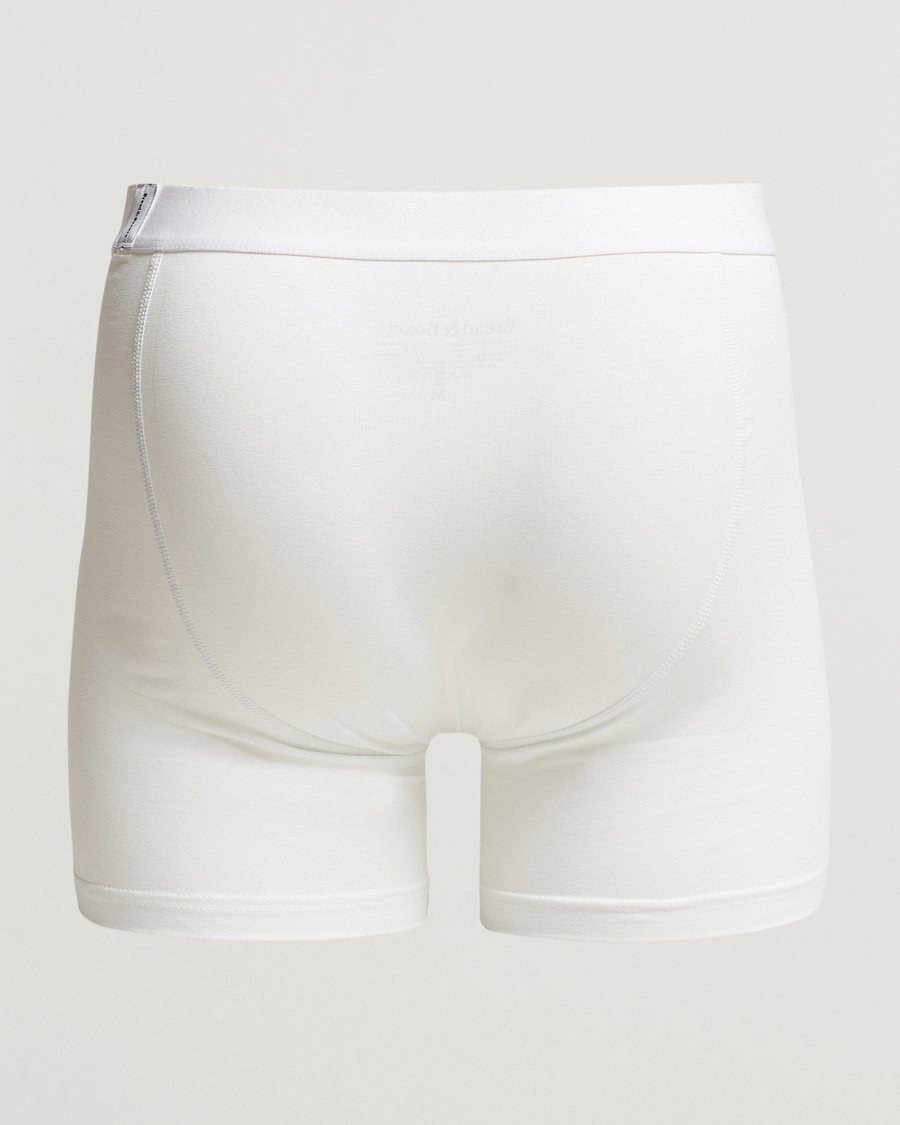 Men | Underwear & Socks | Bread & Boxers | 3-Pack Long Boxer Brief White