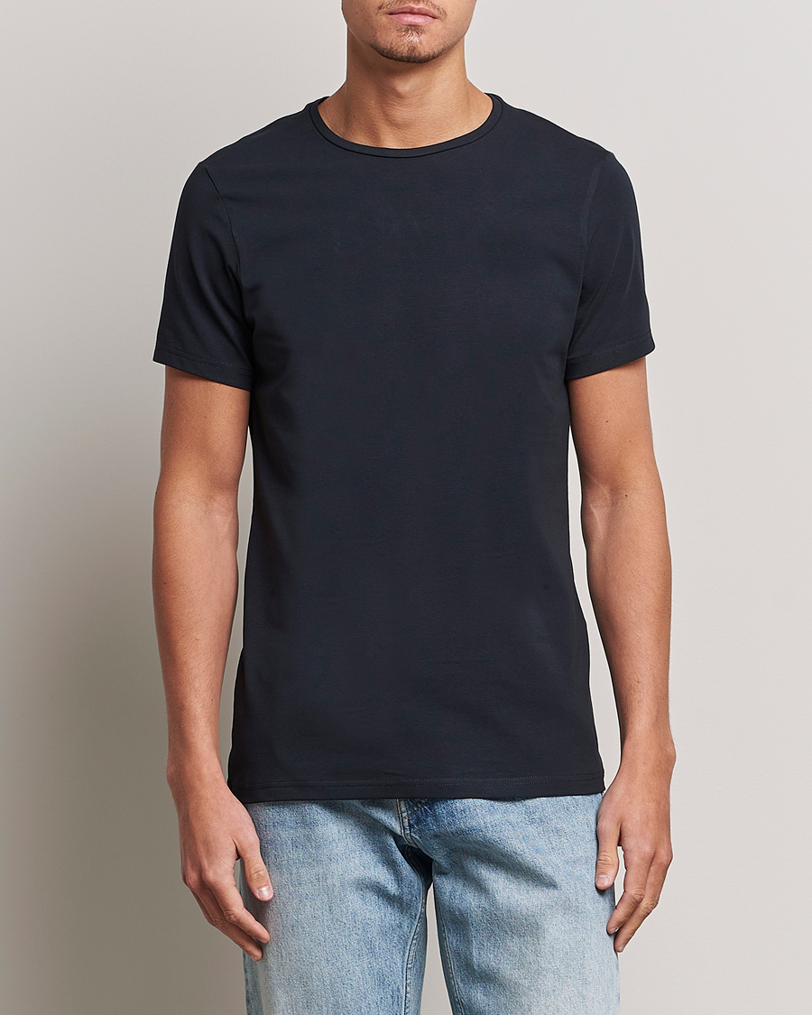 Men | T-Shirts | Bread & Boxers | 2-Pack Crew Neck Tee Dark Navy