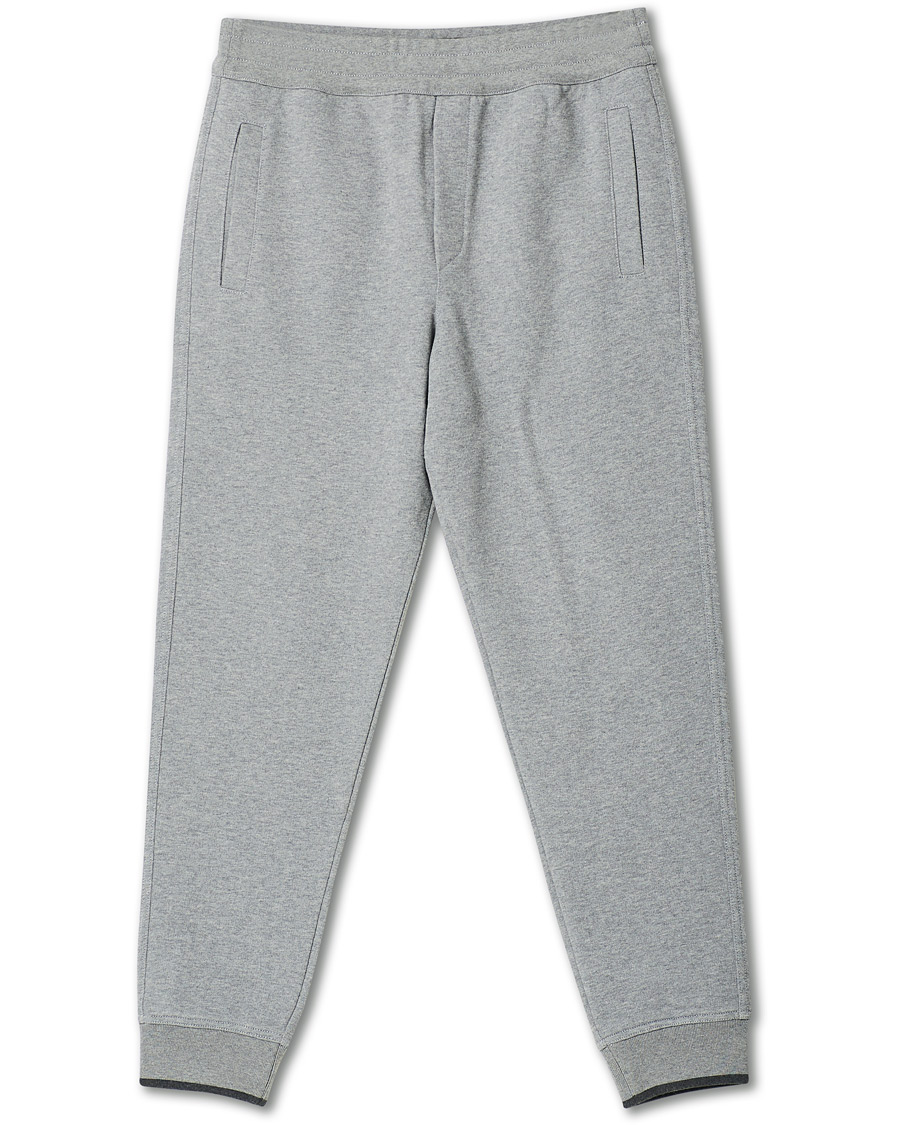Men | Trousers | Brioni | French Terry Cotton Sweatpants Light Grey