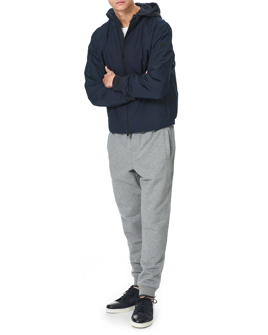 Men | Trousers | Brioni | French Terry Cotton Sweatpants Light Grey