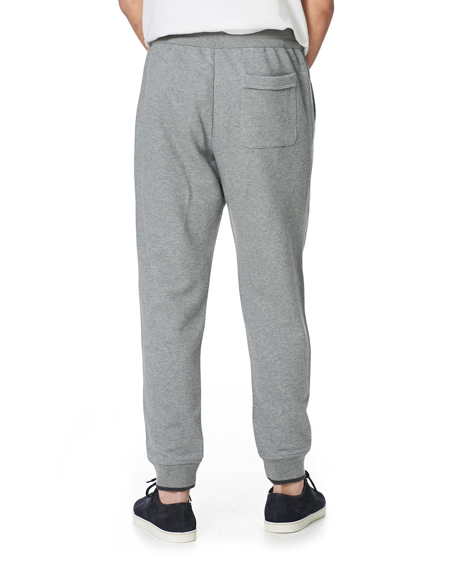 Men | Trousers | Brioni | French Terry Cotton Sweatpants Light Grey