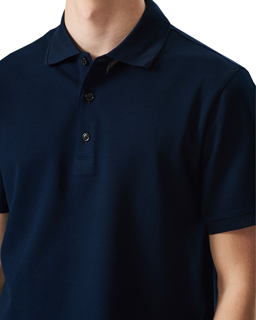 Men | Polo Shirts | Brioni | Short Sleeve Piquet Polo Navy