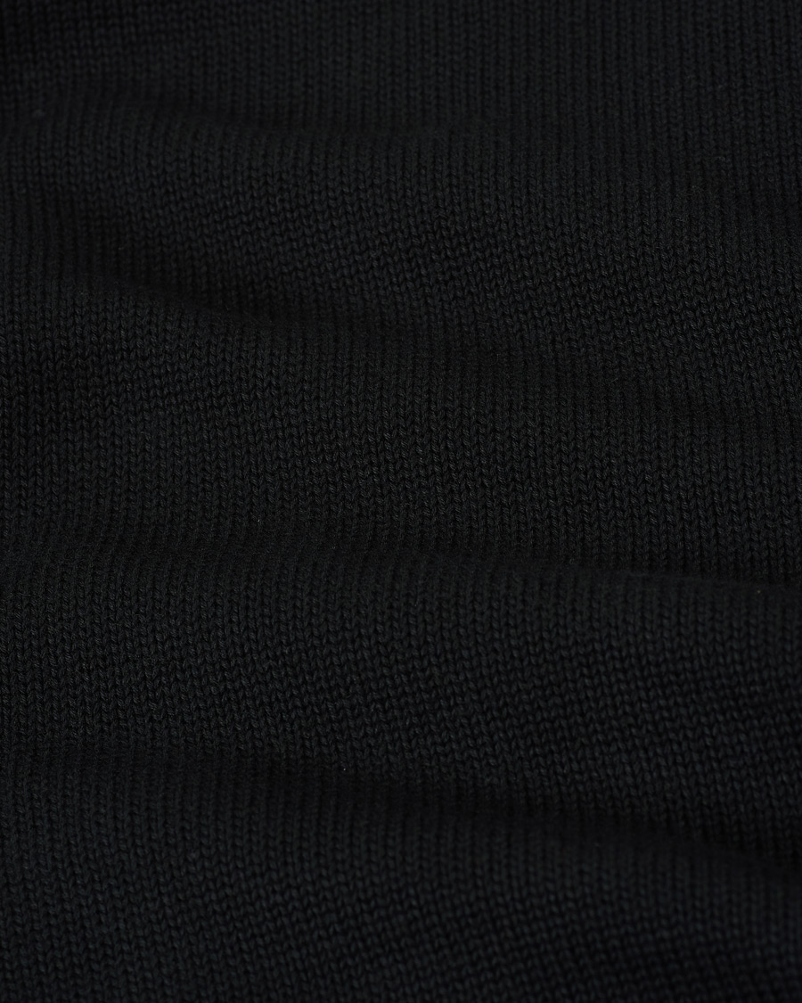 Men | Sweaters & Knitwear | AMI | Big Heart Knitted Crew Neck Black