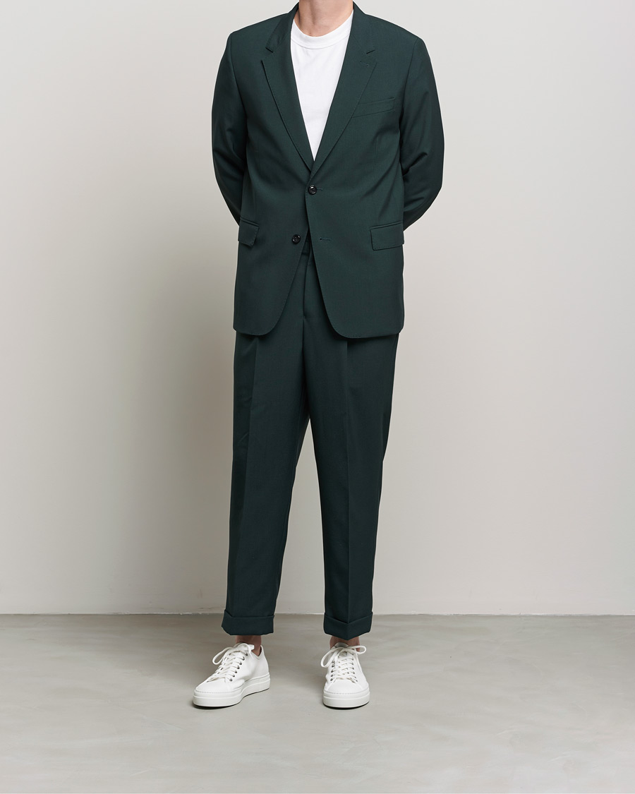 Men | Blazers | AMI | Wool Blazer Evergreen
