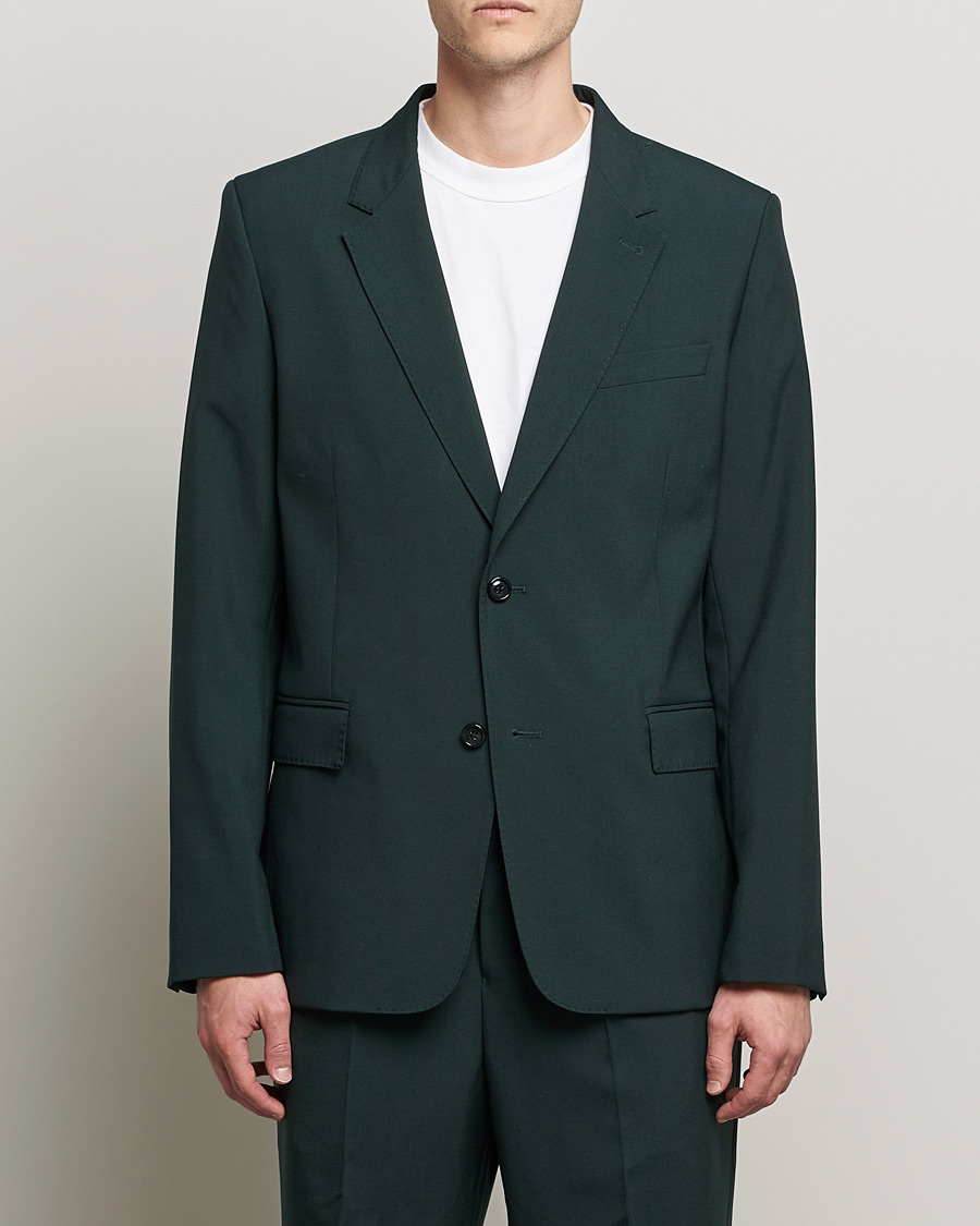 Men | Blazers | AMI | Wool Blazer Evergreen