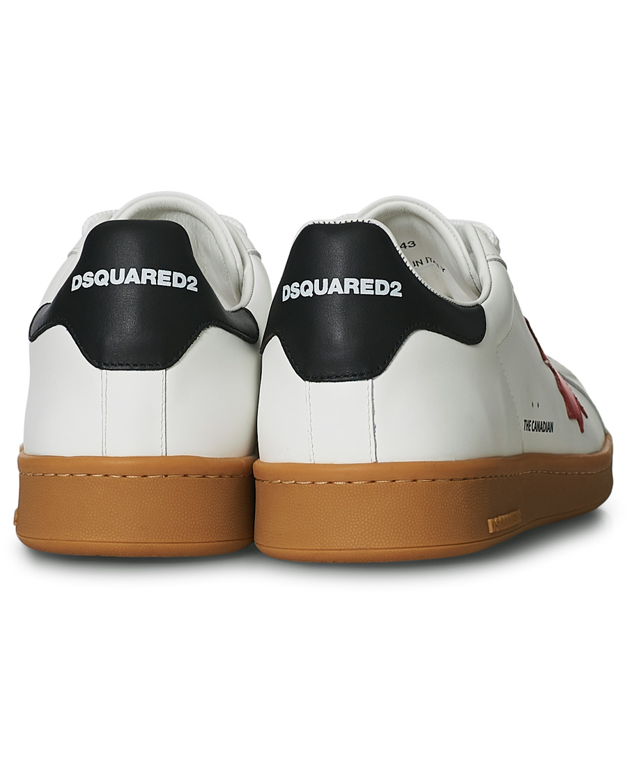 Men | Dsquared2 Leaf Boxer Sneaker White | Dsquared2 | Leaf Boxer Sneaker White