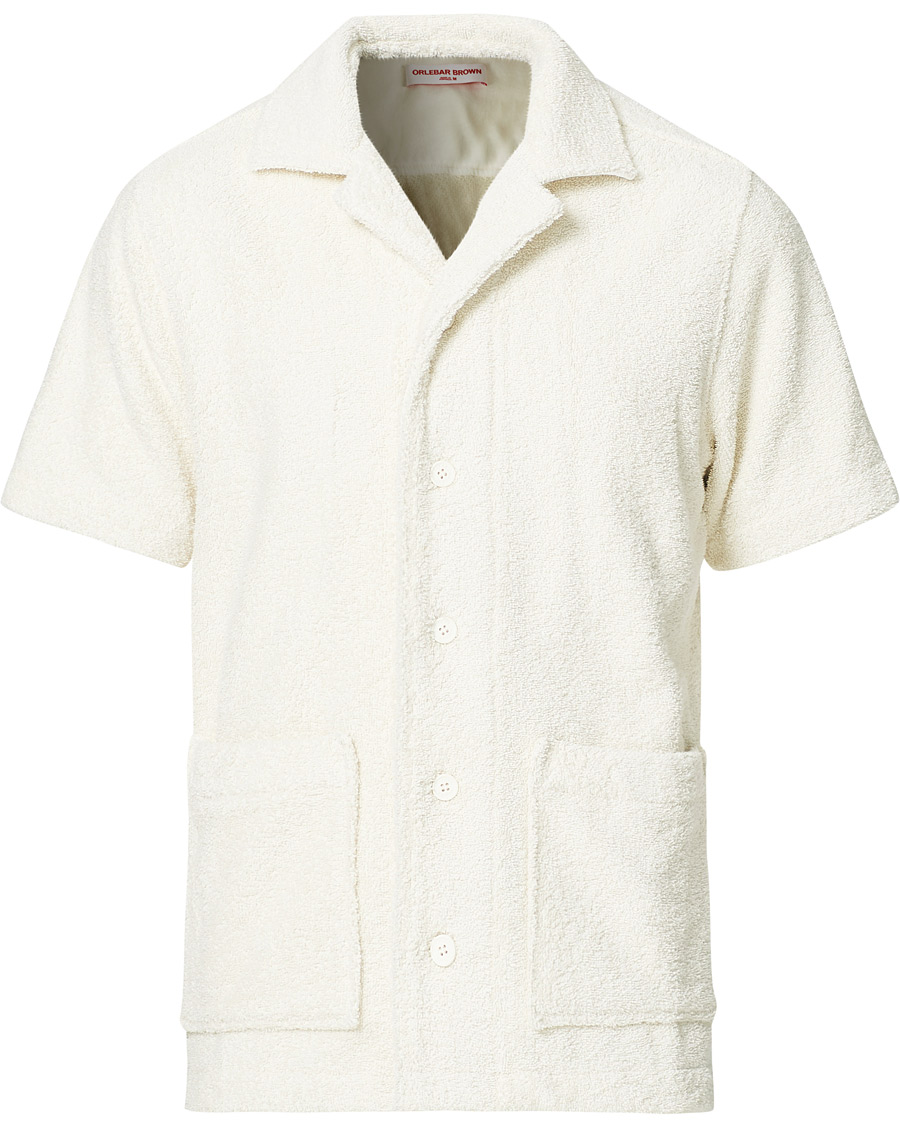 Men | Shirts | Orlebar Brown | Griffith Relaxed Terry Lounge Shirt Cloud