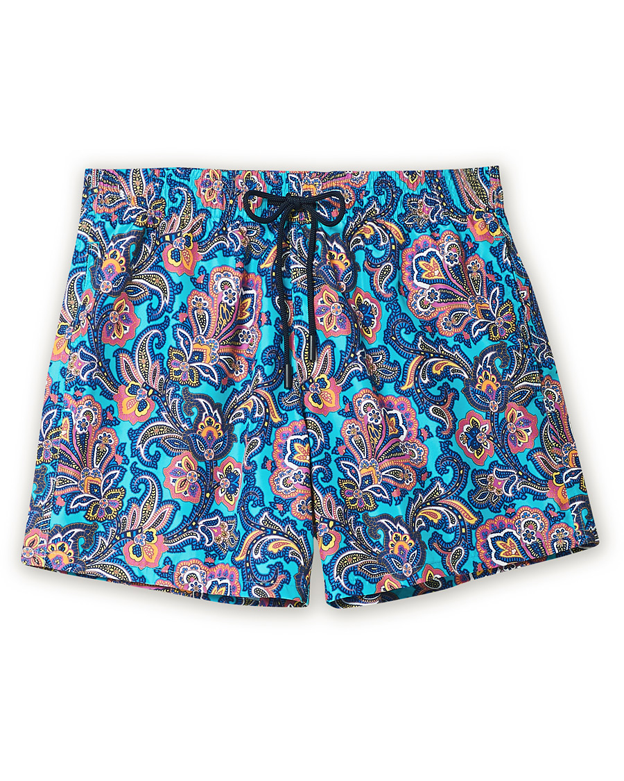 Men | Swimwear | Etro | Paisley Swim Trunks Blue