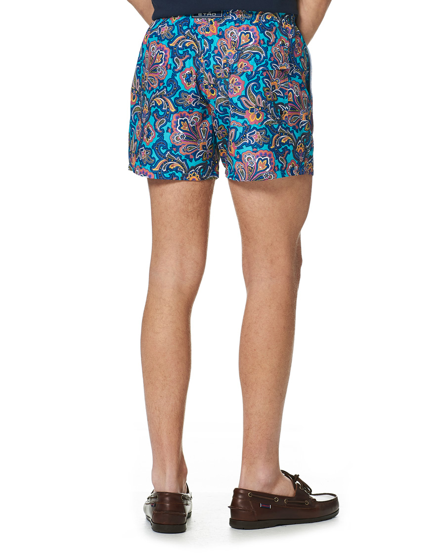 Men | Swimwear | Etro | Paisley Swim Trunks Blue