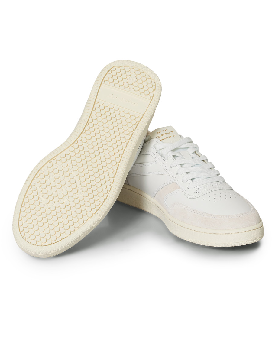 Men | GANT Goodpal Sneaker White/Sand Suede | GANT | Goodpal Sneaker White/Sand Suede