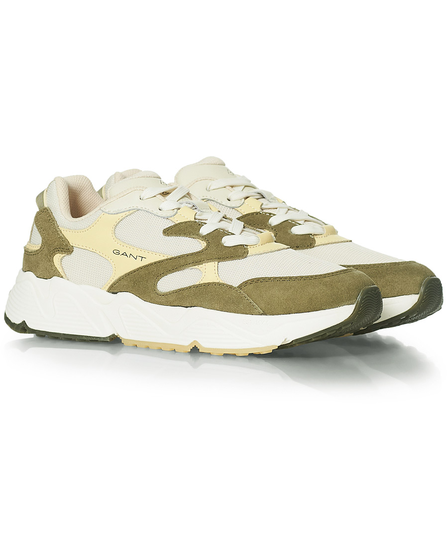 Men | GANT Profello Running Sneaker Green/Off White | GANT | Profello Running Sneaker Green/Off White