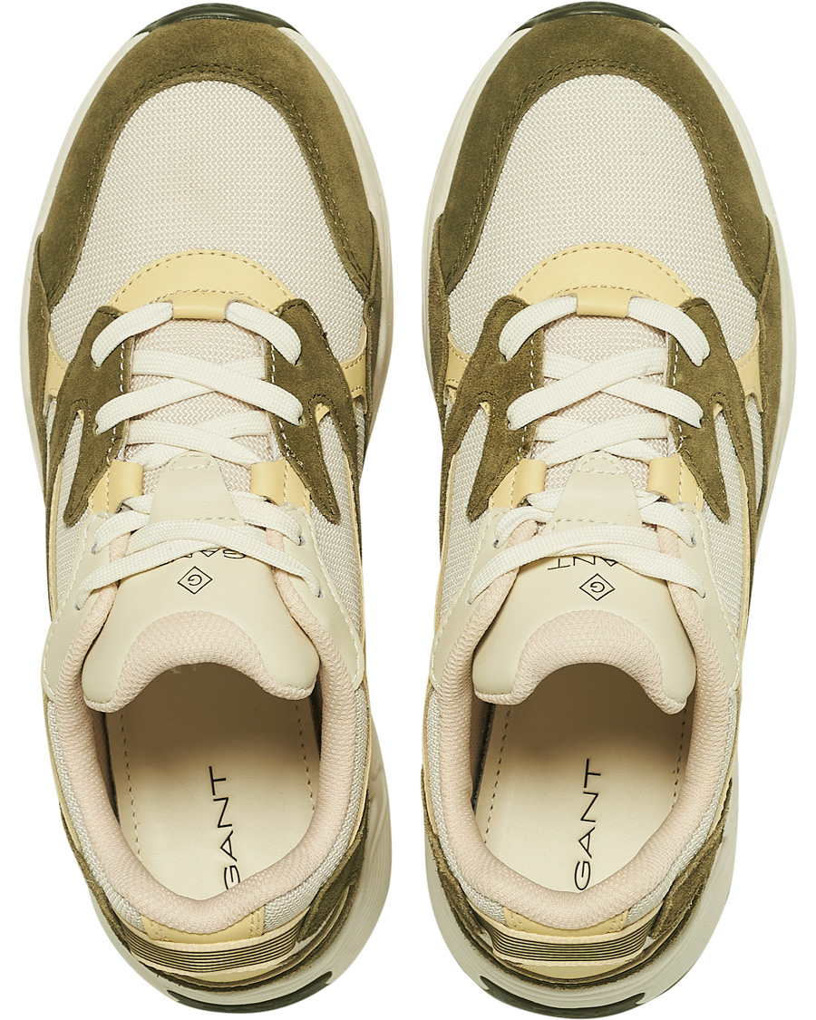 Men | GANT Profello Running Sneaker Green/Off White | GANT | Profello Running Sneaker Green/Off White