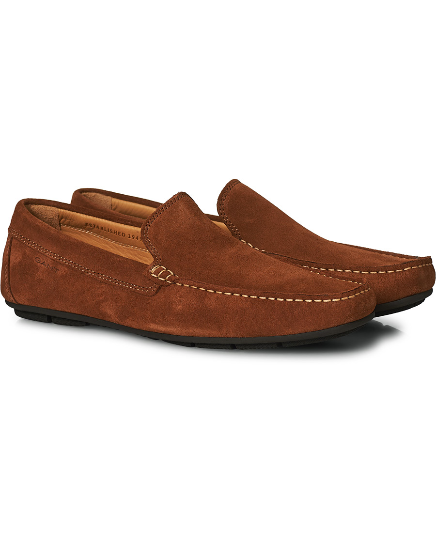 Men | GANT Mc Bay Car Shoe Cognac Suede | GANT | Mc Bay Car Shoe Cognac Suede
