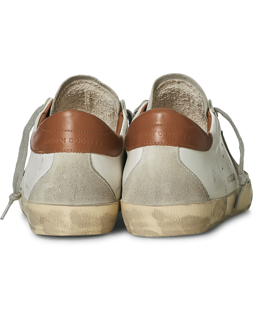 Men | Golden Goose Deluxe Brand Super-Star Sneakers White/Brown | Golden Goose | Deluxe Brand Super-Star Sneakers White/Brown