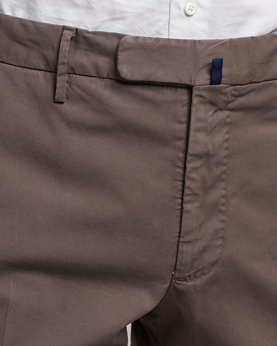 Men | Trousers | Incotex | Slim Fit Comfort Chinos Dark Brown