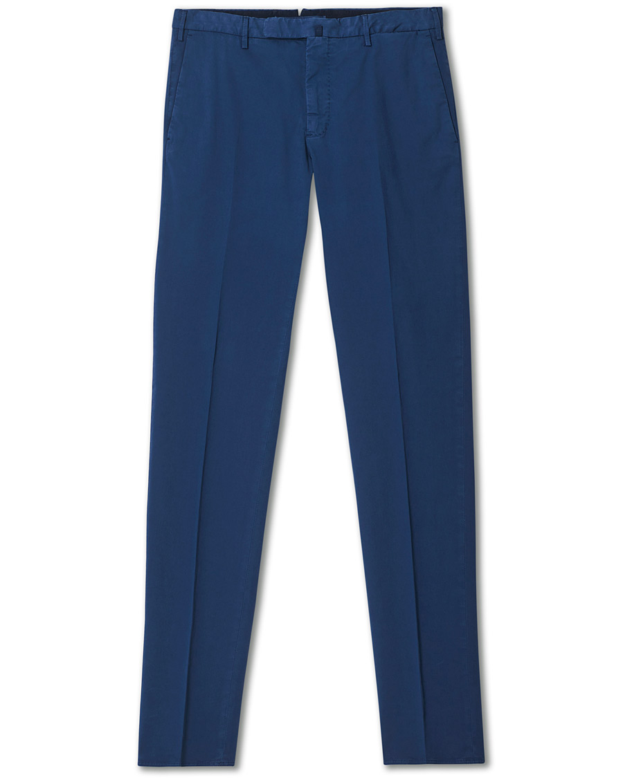 Men | Trousers | Incotex | Slim Fit Comfort Chinos Royal Blue