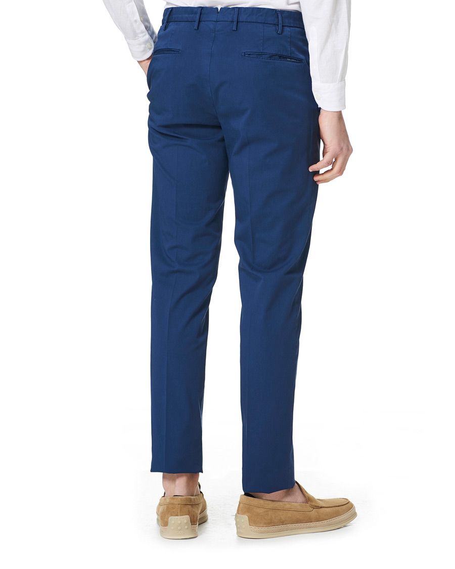 Men | Trousers | Incotex | Slim Fit Comfort Chinos Royal Blue
