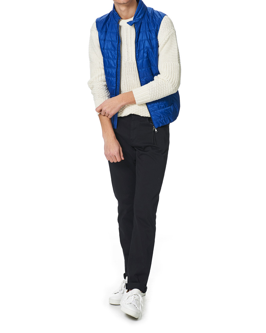 Men | Coats & Jackets | Slowear | Nylon Padded Gilet Royal Blue