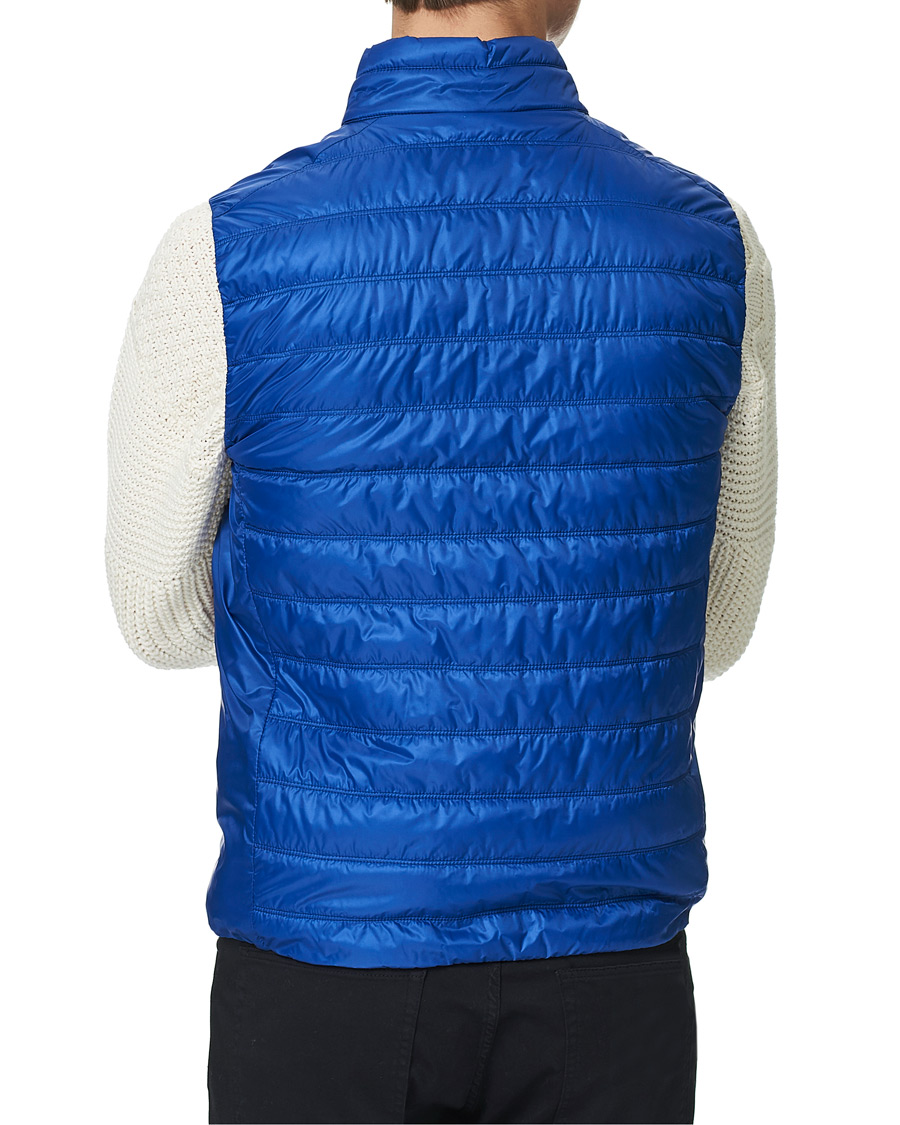 Men | Coats & Jackets | Slowear | Nylon Padded Gilet Royal Blue
