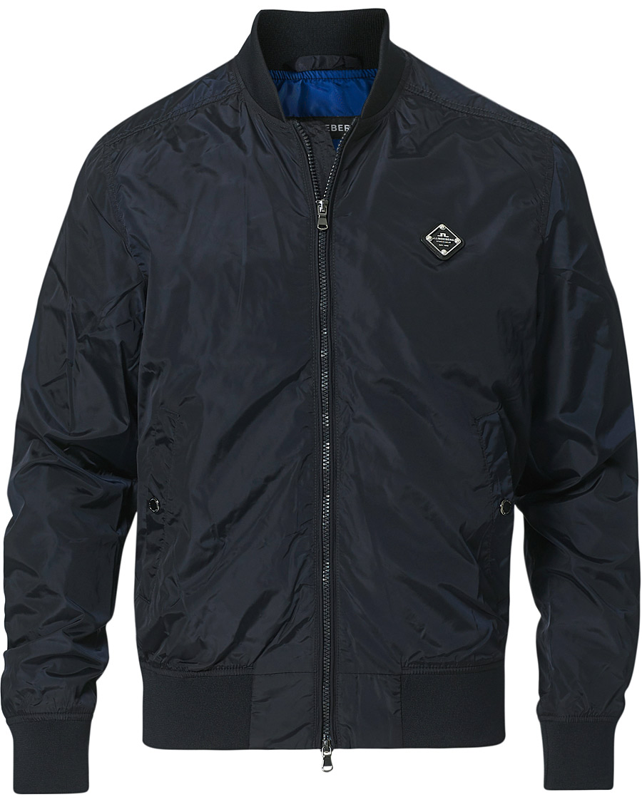 Men | Coats & Jackets | J.Lindeberg | Thom Bomber Jacket Navy