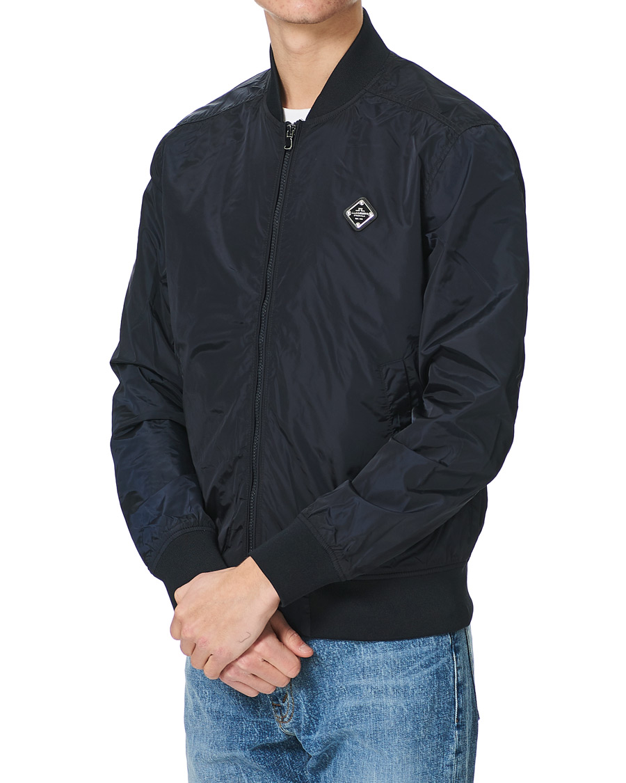 Men | Coats & Jackets | J.Lindeberg | Thom Bomber Jacket Navy