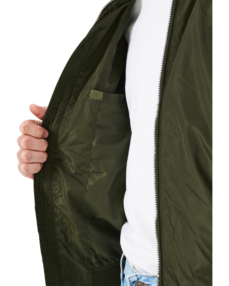 Men | Coats & Jackets | J.Lindeberg | Thom  Bomber Jacket Deep Depths