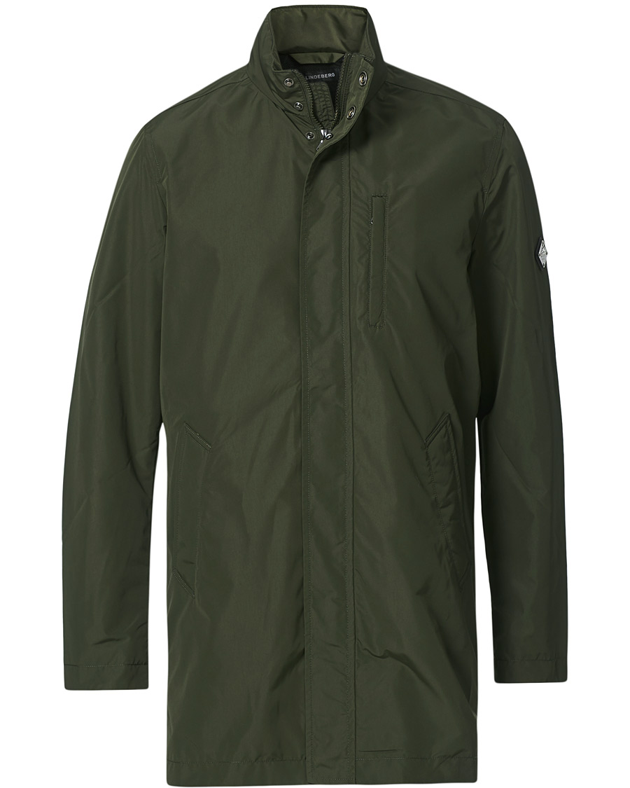Men | Coats & Jackets | J.Lindeberg | Terry Poly Coat Deep Depths