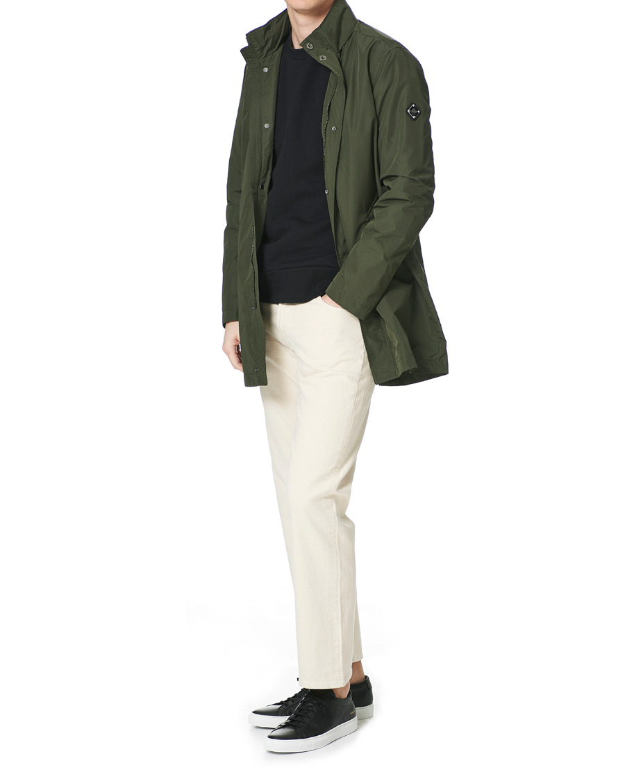 Men | Coats & Jackets | J.Lindeberg | Terry Poly Coat Deep Depths