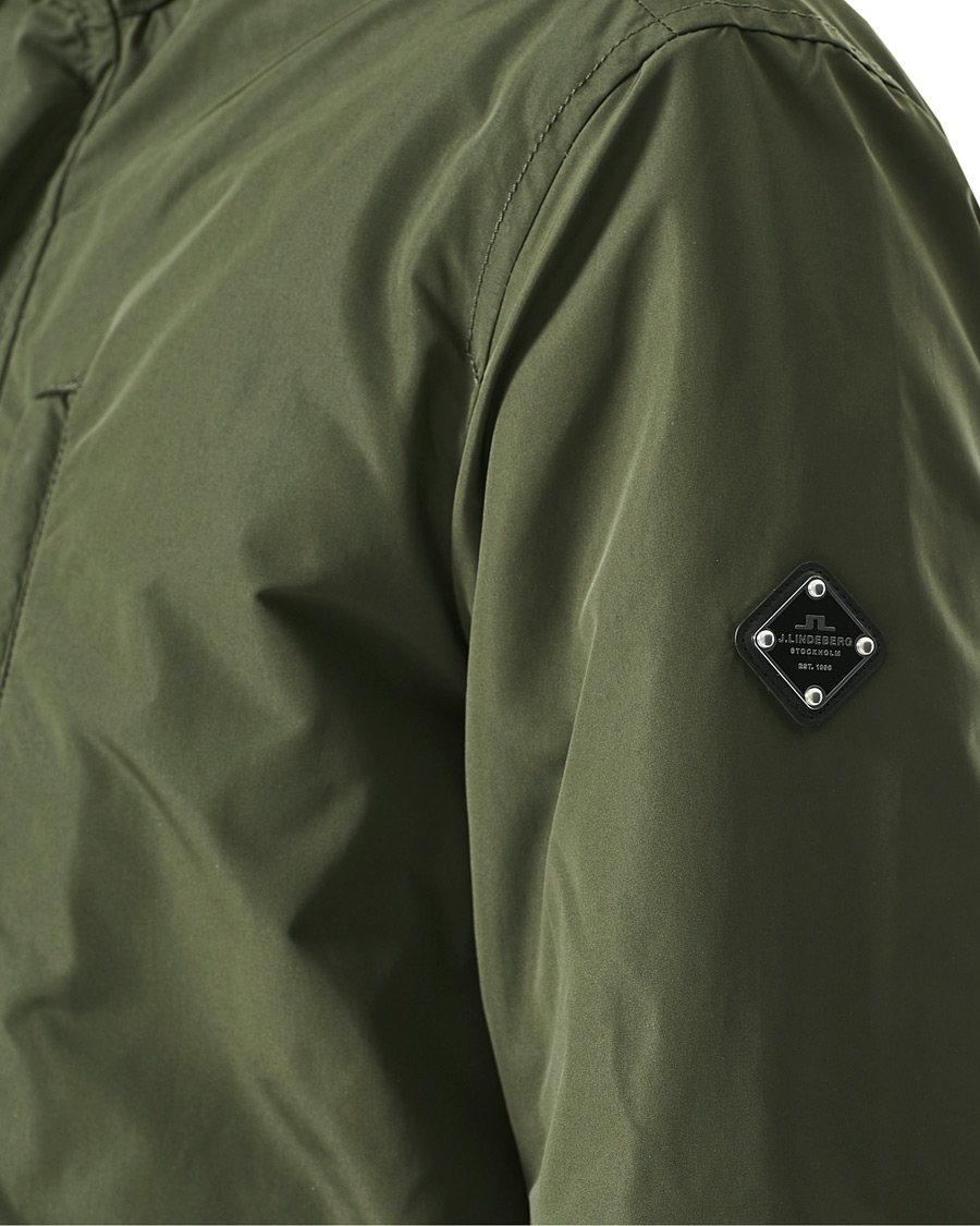 Men | Coats & Jackets | J.Lindeberg | Terry Poly Coat Deep Depths