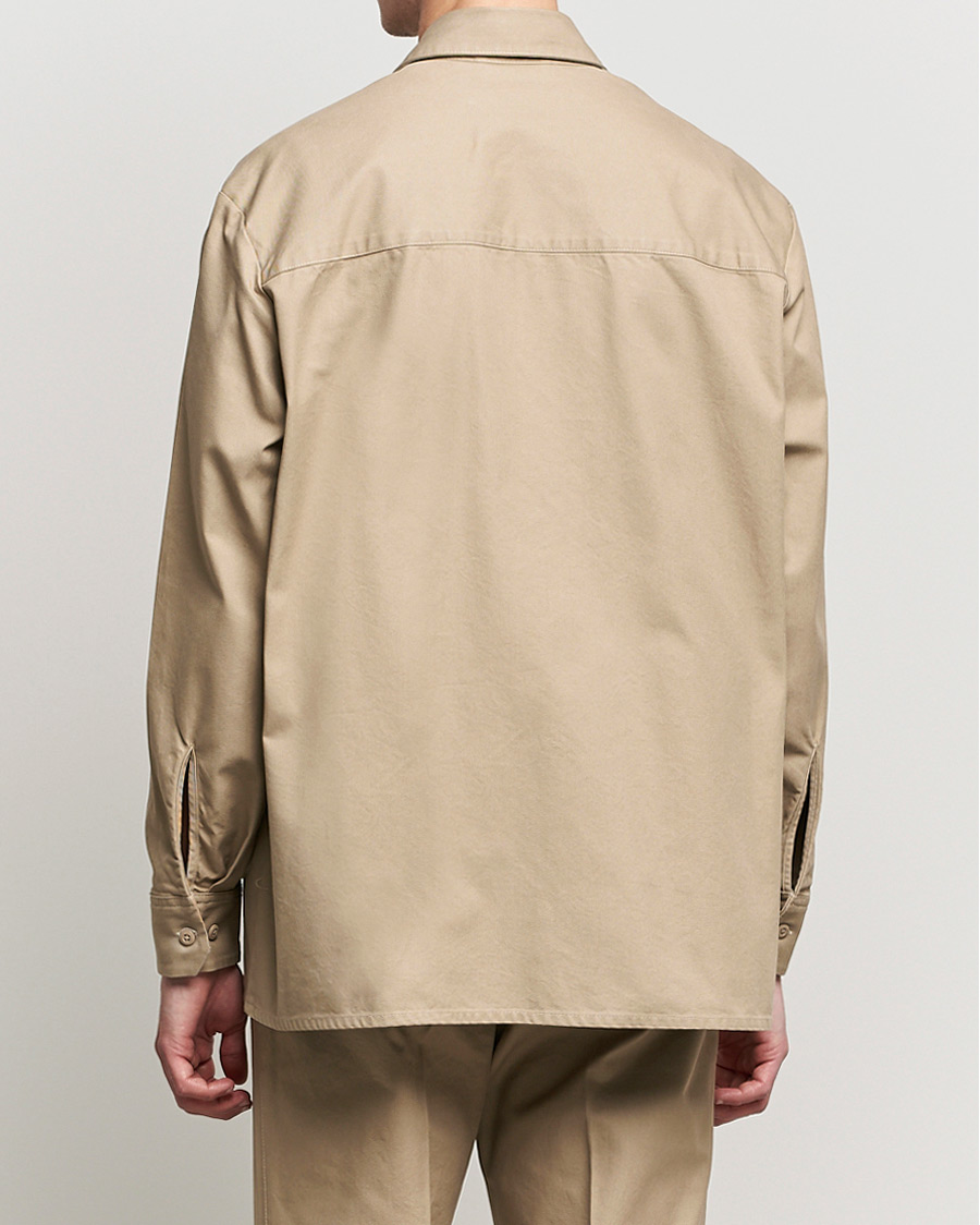Men | Shirts | J.Lindeberg | Daze Twill Overshirt Batique Khaki