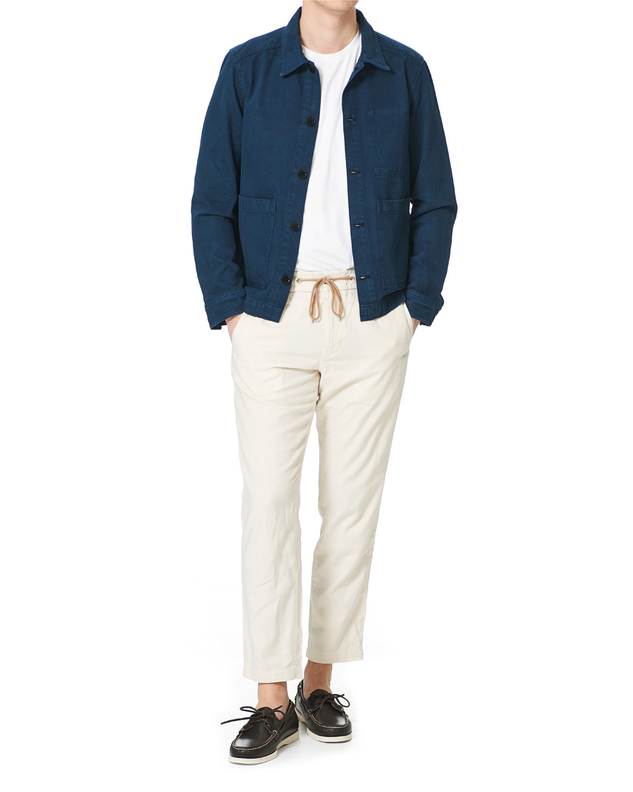 Men | Shirts | J.Lindeberg | Lando Twill Work Overshirt Navy
