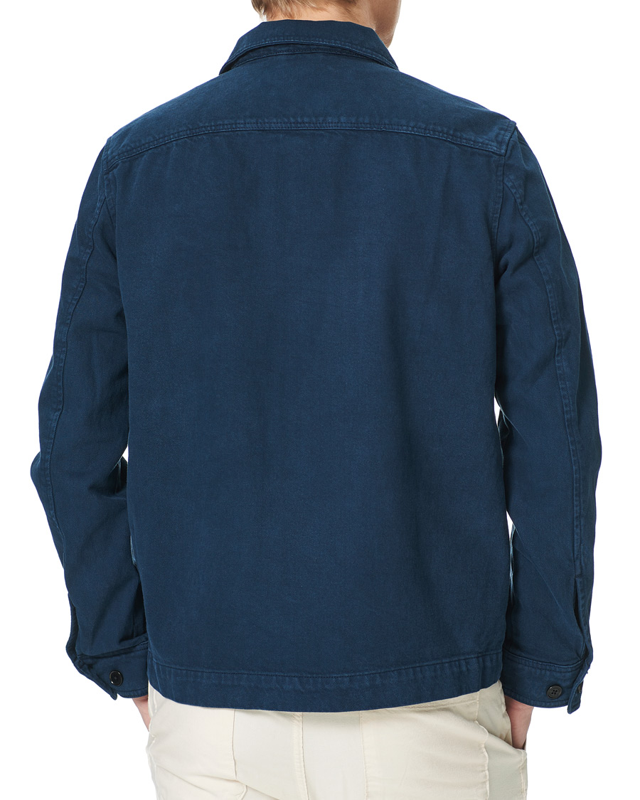 Men | Shirts | J.Lindeberg | Lando Twill Work Overshirt Navy