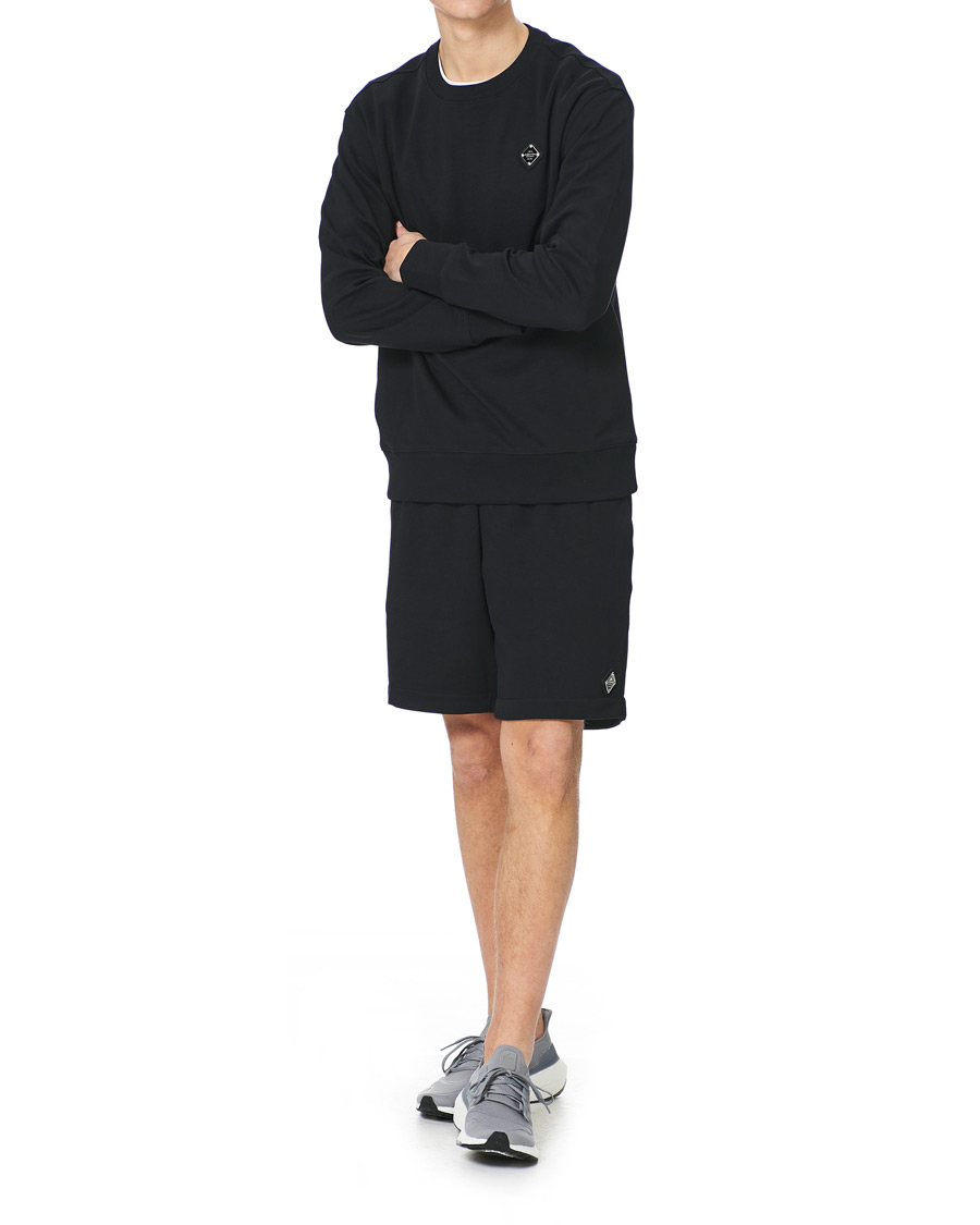 Men | Shorts | J.Lindeberg | Ivar Interlock Logo Sweat Shorts Black