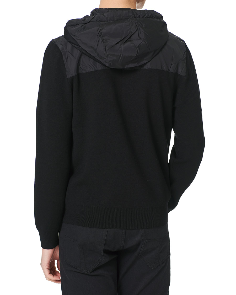 Men | Sweaters & Knitwear | J.Lindeberg | Bode Hybrid Hood Jacket Black