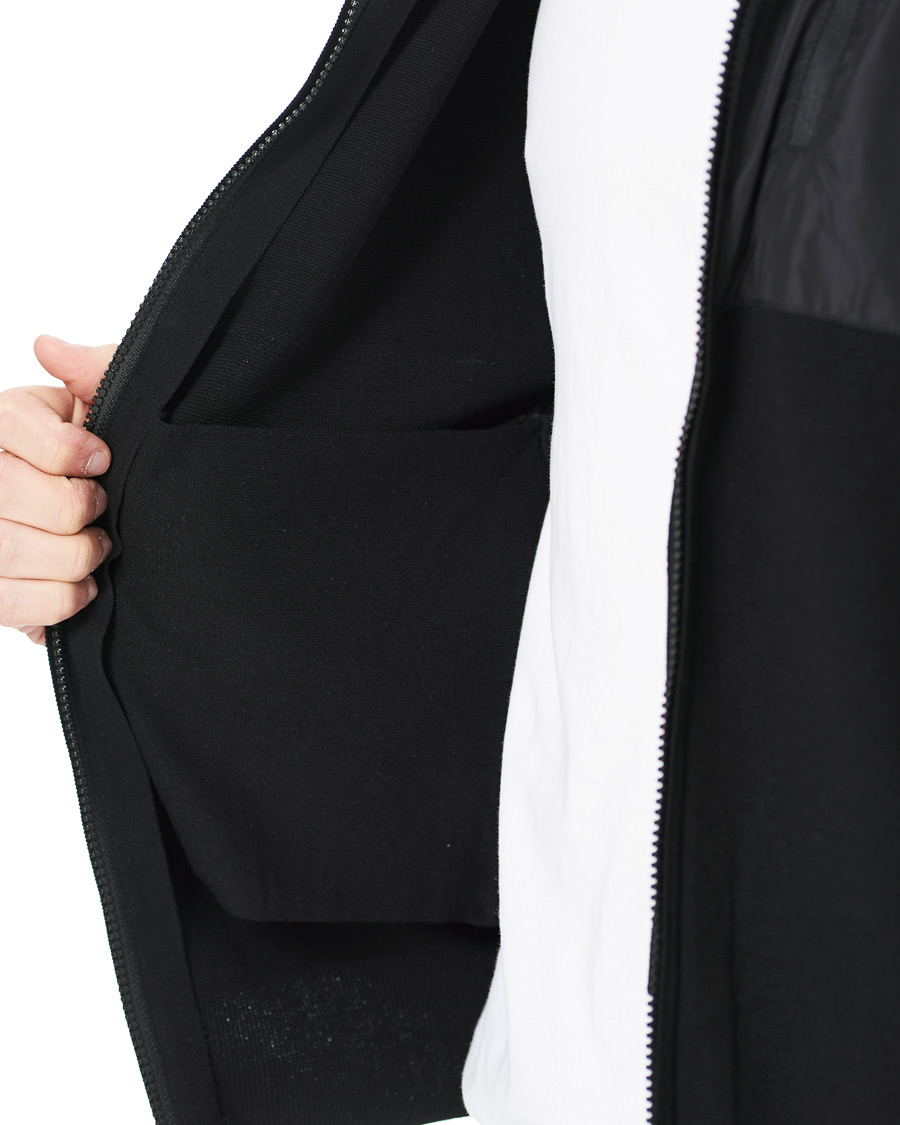 Men | Sweaters & Knitwear | J.Lindeberg | Bode Hybrid Hood Jacket Black