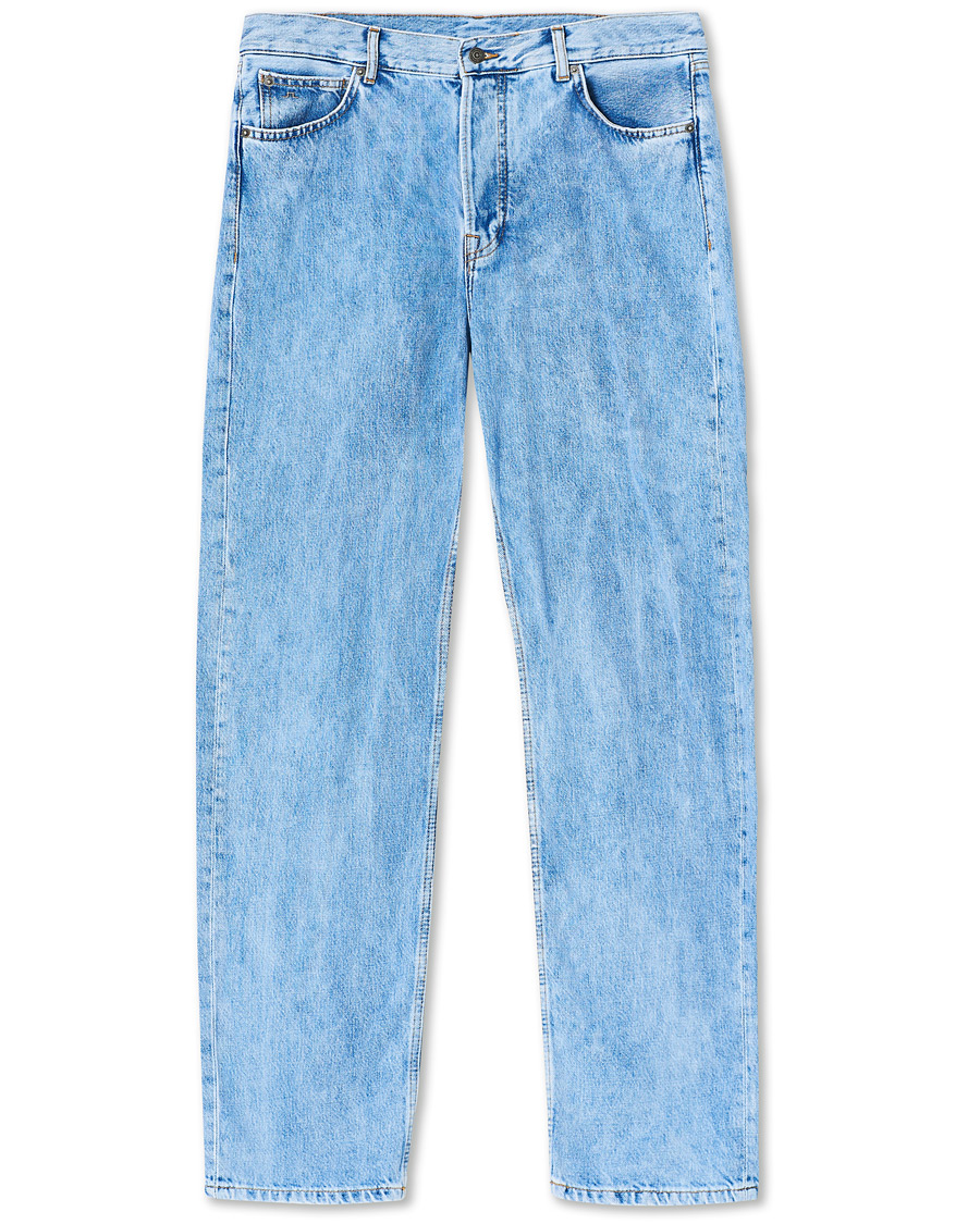 Men | Jeans | J.Lindeberg | Johnny Light Washed Loose Jeans Light Blue