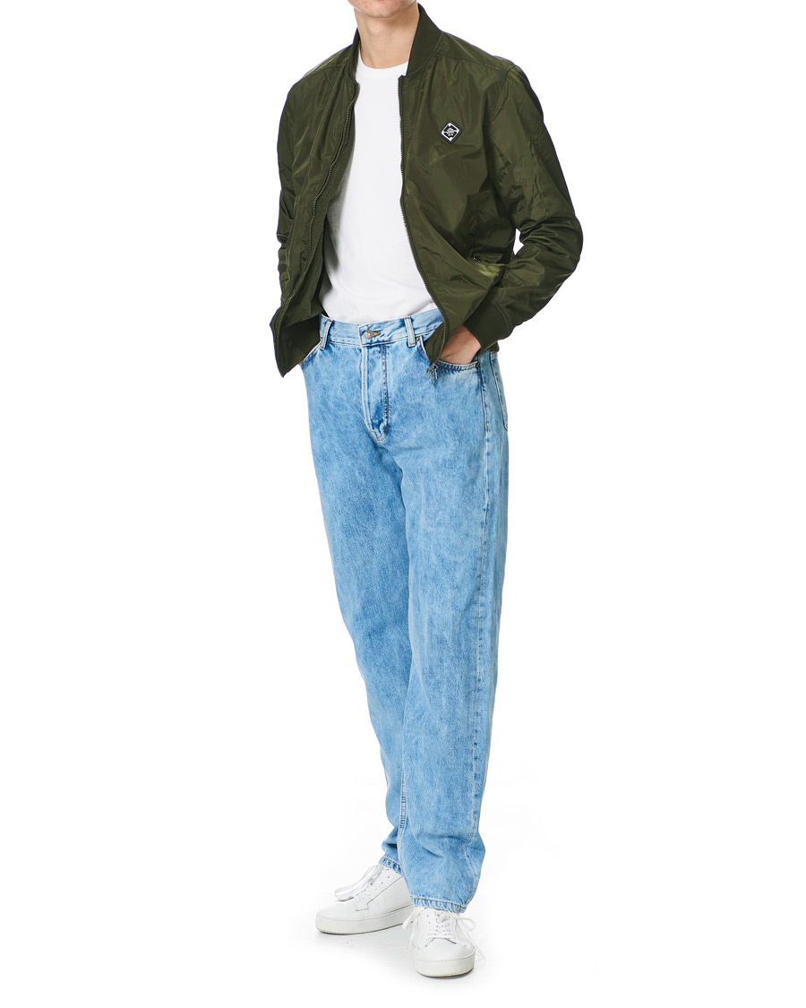 Men | Jeans | J.Lindeberg | Johnny Light Washed Loose Jeans Light Blue